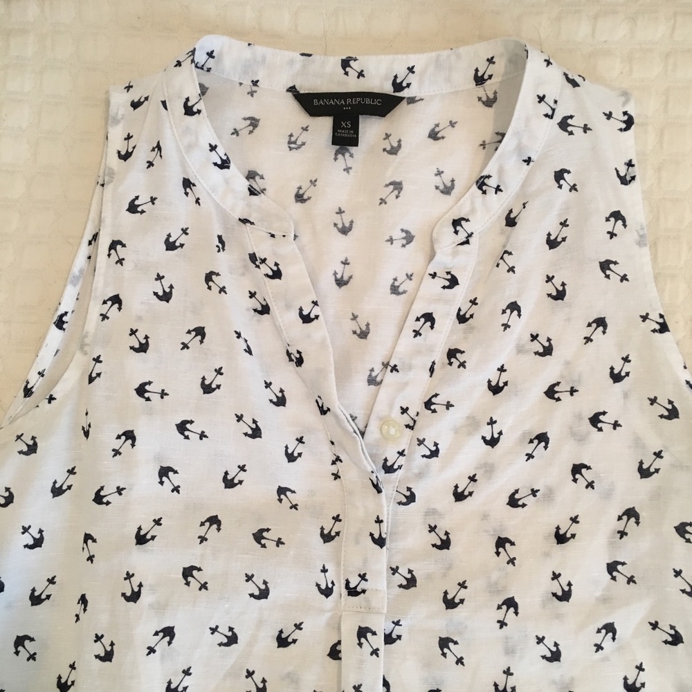 Banana Republic Anchors Away tank top